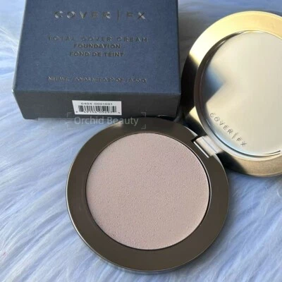 Cover FX Total Cover Cream Foundation~F1~Full Size 8.5 g/0.29 oz~New In Box - Image 1 of 4