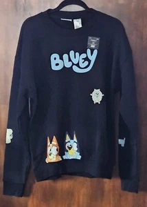 Bluey Unisex Adult Graphic Crewneck Sweatshirt Size Large Brand New w/Tags - Picture 1 of 9
