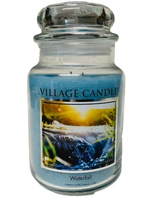 Village Candle WATERFALL Candle 2 Wick Large Jar - Picture 1 of 3