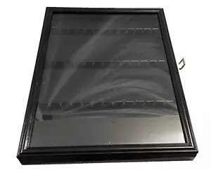 Black Display Case Collector Spoons 18” x 14” we Key - Picture 1 of 8
