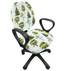Ambesonne Leaves Motif Office Chair Slipcover Protective Stretch Cover