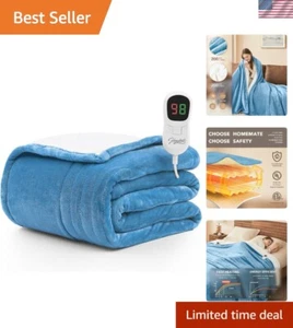 Premium Full-Size Heated Blanket with Auto Shut-Off - Safety & Comfort Combined - Picture 1 of 10
