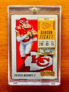 Patrick Mahomes RARE ROOKIE TICKET INVESTMENT CARD SSP PANINI CHIEFS MVP MINT - Picture 1 of 12