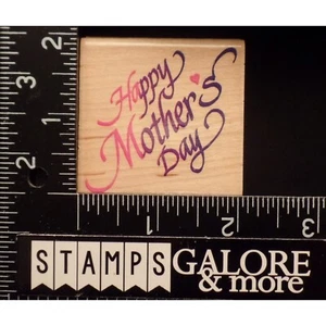 Stampendous Rubber Stamps D047 HAPPY MOTHERS DAY WISHES #T08 - Picture 1 of 2