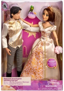 Disney Store ~ Princess Rapunzel and Eugene Wedding Doll Set ~ Brand new - Picture 1 of 1