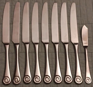 Lot Of 9 Robert Welch Ammonite Mixed Flatware Piece Lot - Picture 1 of 7