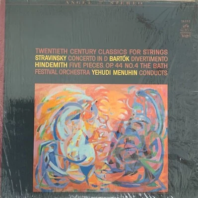 STRAVINSKY-BARTOK-HINDEMITH-YEHUDI MENUHIN-ORIGINAL ANGEL S-36335 STEREO VINYL Foto 1 de 2