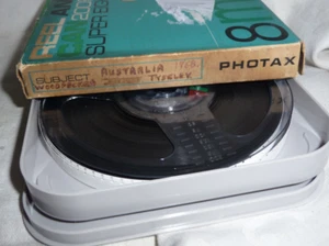 Steam train film RARE Super8 colour 5" 200ft reel AUSTRALIA Woodpecker Tysley 68 - Picture 1 of 2