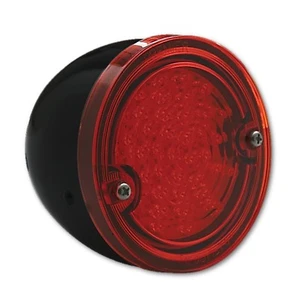 60 61 62 63 64 65 66 Chevy Stepside Truck LED Tail Light Red Lens Black Assembly - Picture 1 of 2