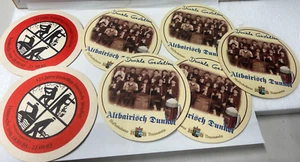 Nuevo Dunkel Vom Hofbrauhaus German Beer Coasters Paper Lot of 6 - Imagen 1 de 2