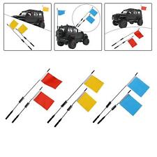 Set of 2 Metal Antenna with Flag for WPL B14 B14K B24 RC Buggy Accessories
