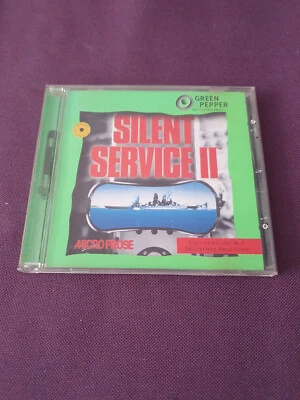 Silent Service II (PC, 1990) Green Pepper DOS Game on CD Very Rare - Image 1 of 3