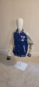 YALE University H&M Satin Jacket Varsity College Adult Sz XL Preowned - Picture 1 of 4