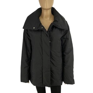 GANT Women Black Padded Jacket Coat Size L - Picture 1 of 12