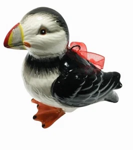 Handbemalter Keramik Papageientaucher hängendes Ornament - Bild 1 von 6