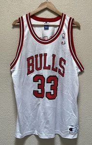 Chicago Bulls Champion Vintage Pippen #33 Basketball Team Jersey Men’s -Size 48 - Picture 1 of 10