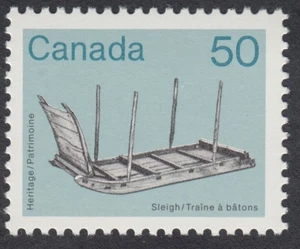 Canada - #930 Heritage Artifacts - Sleigh - MNH - Picture 1 of 1