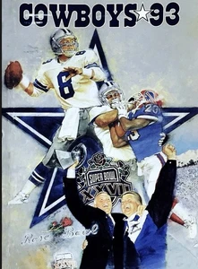 Cowboys Football Art  Poster Vintage Reproduction METAL SIGN 8 x 12 Anf - Picture 1 of 6