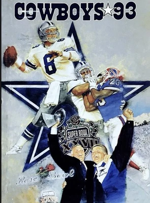 Cowboys Football Art  Poster Vintage Reproduction METAL SIGN 8 x 12 Anf - Image 1 of 4