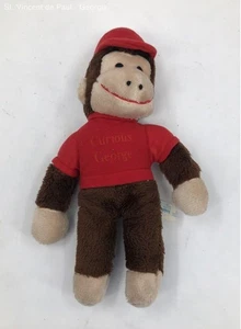 Vintage Curious George The Monkey 1980’s Knickerbocker 13" Stuffed Plush Animal - Picture 1 of 7