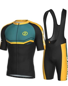INBIKE Set Ciclismo Uomo - Nero e Giallo, Taglia Large, Nuovo con etichette - Foto 1 di 16
