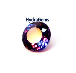 12 Ct AAA++ Color Changing Alexandrite Round Cut Loose Gemstone For Ring Or Gift - Picture 1 of 10