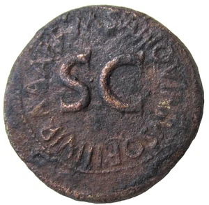 AUGUSTUS, 27 A.C. - 14 D.C. AE SESTERCIO. M SANQVINIUS, DINERO. CIRCA 17 A.C. - Imagen 1 de 3