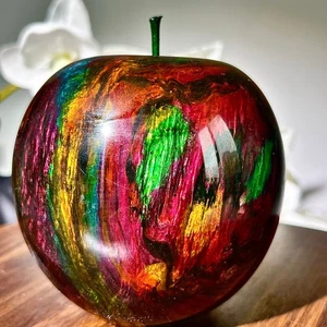 3,65 lb Taiwán, China, China Natural Colorido Jade Manzana Pulido Aura Sanación - Imagen 1 de 15