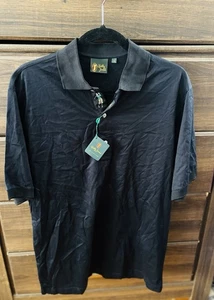 *New* Bobby Jones Collection Men’s Black Collared Golf Polo Shirt Small - Picture 1 of 12