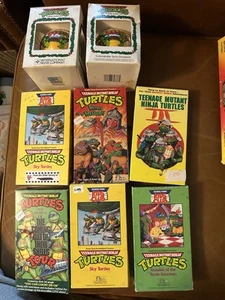 Lot Of 6 VHS w/The Making of Coming Out of Their Shells Tour & 2 Xmas Ornaments - Picture 1 of 2