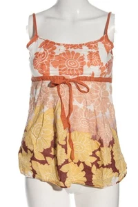 ESPRIT Top de tirantes Mujeres Talla EU 32 blanco-naranja claro-amarillo pálido - Imagen 1 de 5