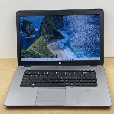 HP EliteBook 850 G1 15” Laptop - i5 4200U 1.6GHz/ 12GB RAM/ 240GB SSD/ Window 11 - Image 1 of 4