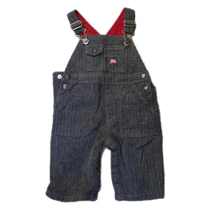 Janie And Jack Overalls 0-6 Months Gray Double Decker Bus Snaps Infant Baby Boy - Picture 1 of 7