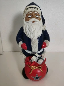 Forever Collectables NFL Dallas Cowboys 10” Santa Claus Navidad - Usado en Excelente Condición - Imagen 1 de 8