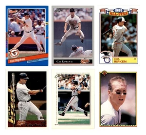 Cal Ripken Lot 6 Baseball Karten 1989 Topps All Star #5 Baltimore Orioles Set MLB - Bild 1 von 9