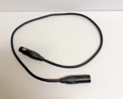 3 FT Mogami 2549 Mic Cable / Neutrik Gold XX Series XLR 3 Pole Balanced - Image 1 of 4