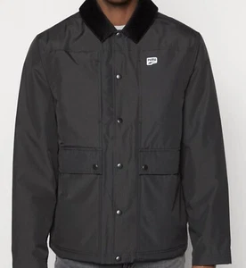 Puma Men’s Downtown Padded Coach Jacket SizeM New Black - Picture 1 of 4