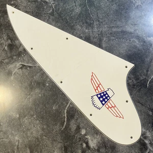 Parchment 3 Ply Pickguard for 1976-1979 Gibson Thunderbird w/ Bicentennial Decal - Picture 1 of 6