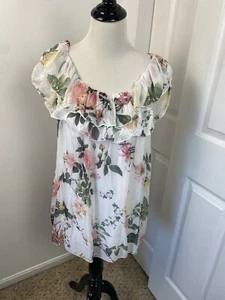 Bella France XL Silk Floral Cottage Core Bohemian Whimsy Fairy Romantic - Picture 1 of 15
