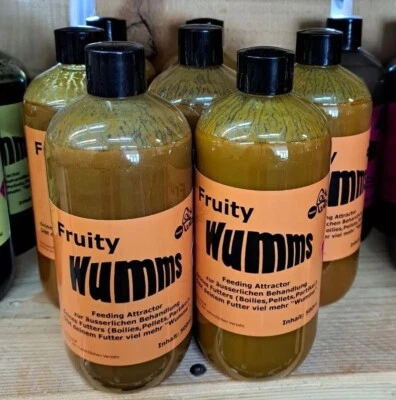 Cockbaits FRUITY WUMMS - fruchtiges Großfischelexier - 500ml Flasche NEU Schleie - Bild 1 von 2