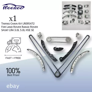 Timing Chain Kit For Land Rover Range Rover Sport LR4 3.0L 5.0L HSE SE LR095472 - Picture 1 of 6