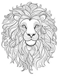 HEALING COLORING (10 Page) A3 SIZE - Picture 1 of 10