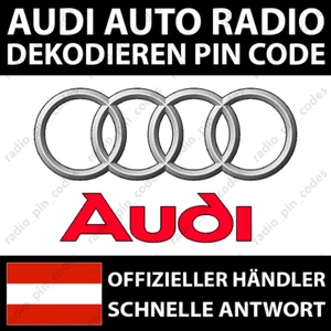 AUDI RADIO DEKODIEREN PIN CODE CHORUS CONCERT NAVIGATION PLUS RNS-E SYMPHONY - Bild 1 von 4
