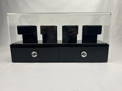 Nuevo N.P. PLUS Especialista en Almacenamiento en Hogar Cuatro Vitrina de Reloj con Dos Cajones Foto 1 de 4