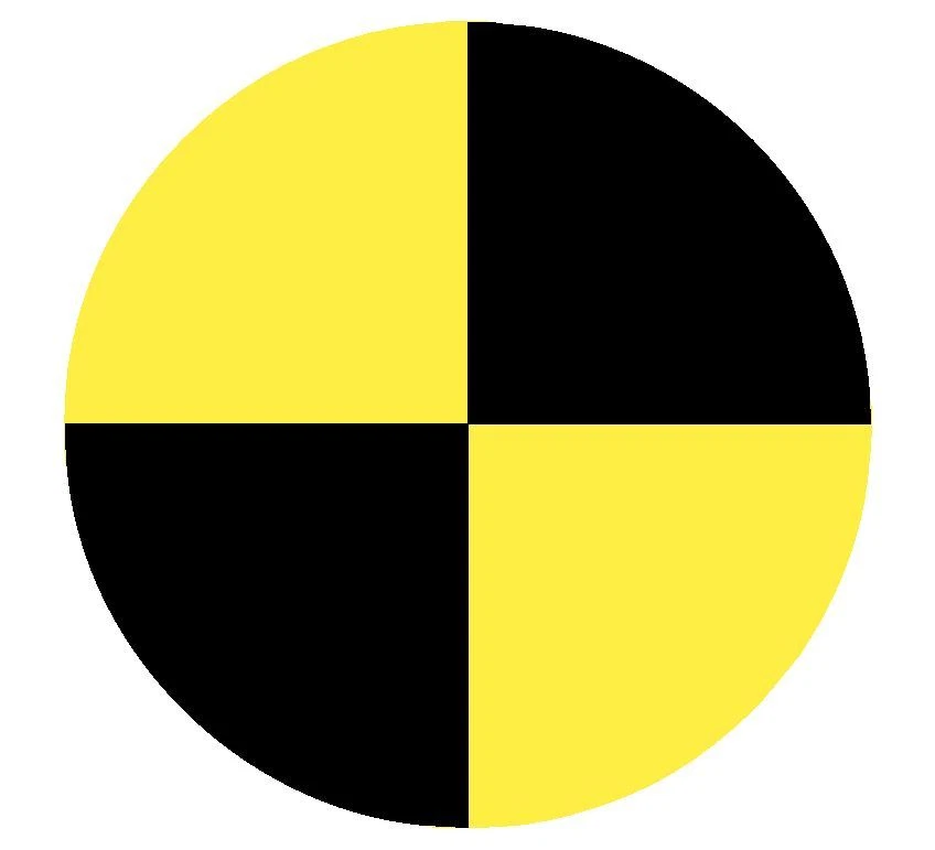 WINTER PARK PRODUCTS Crash Test Dummy Sticker Decal R4647 Don't be a Dummy Crash Test Dummies