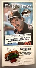 SAN DIEGO PADRES ERIC SHOW KAY JEWELERS PIN NEW!