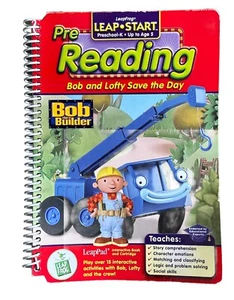 LeapFrog LeapStar Prereading: Bob and Lofty Save the Day K-age 5 book& cartridge - Picture 1 of 4