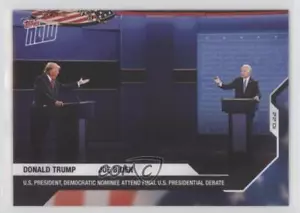 2020 Topps Now Election Presidential Debate #2 /1830 Donald Trump Joe Biden 0vp0 - Picture 1 of 3