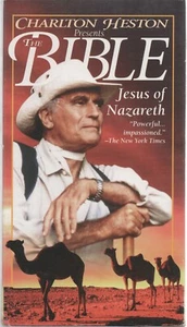 Charlton Heston Presents The Bible Jesus of Nazareth VHS 1993 Vintage - Picture 1 of 2