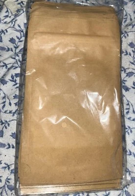 Bolsas resellables de pie Kraft con muesca rasgadora y ventana BONITAS Foto 1 de 2